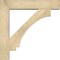 Ekena Millwork Imperial Block Rough Sawn Bracket w/ Offset Brace, Douglas Fir, 8"W x 40"D x 40"H BKT0806X40X40IMP05RDF - alternate 4
